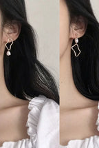 幾何模様ピアス